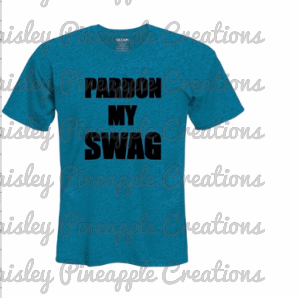 Boys youth pardon my swag tee